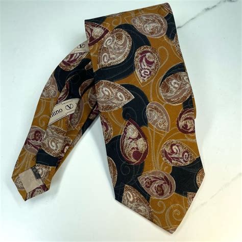 cravatte lv|Luxury Tie Valentino Cravatte Silk Y2K 90s Old money .